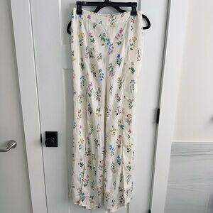 Carolin Constas Silk Floral print pants